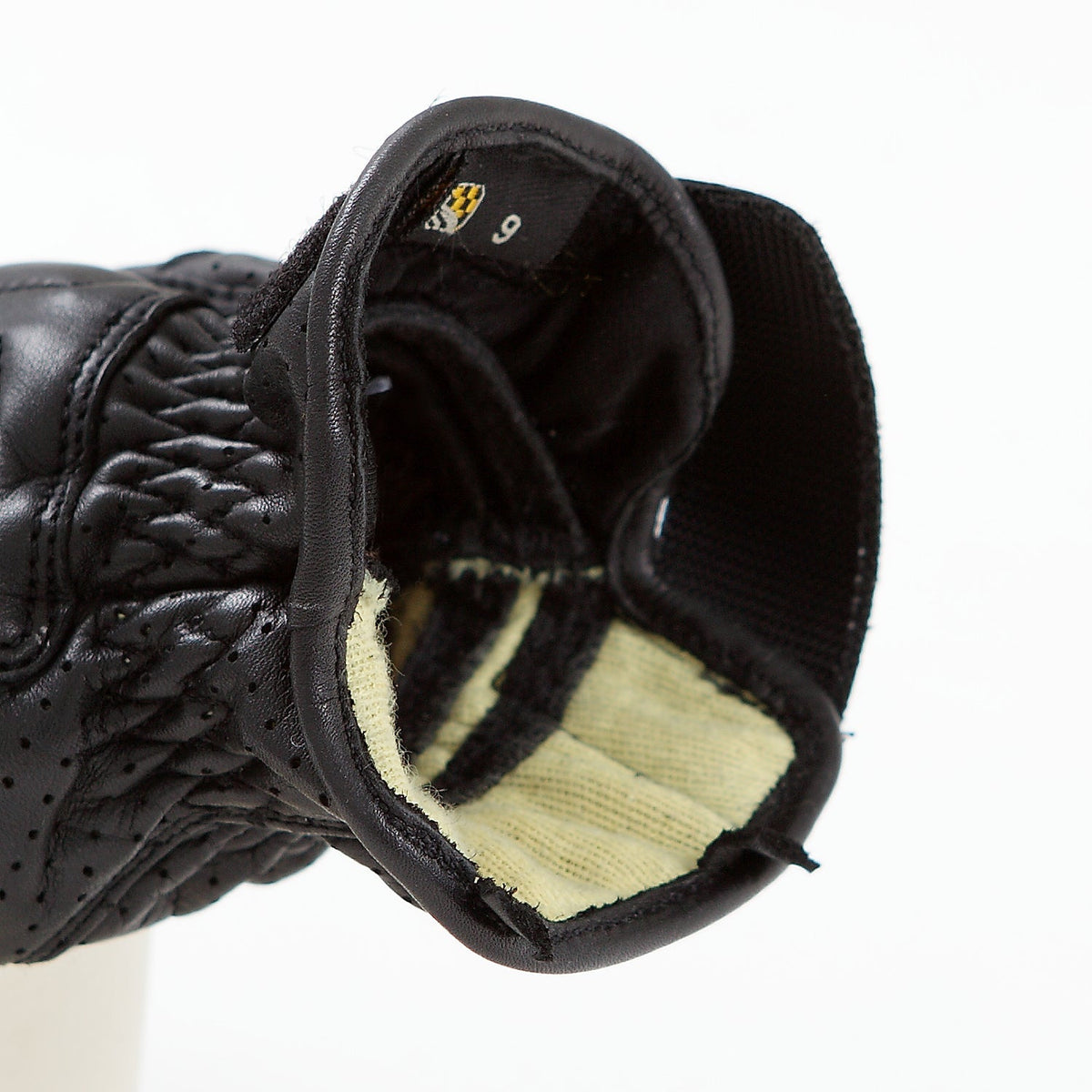 SPEED PRO AIR summer Soft black leather glove - LRL Motors