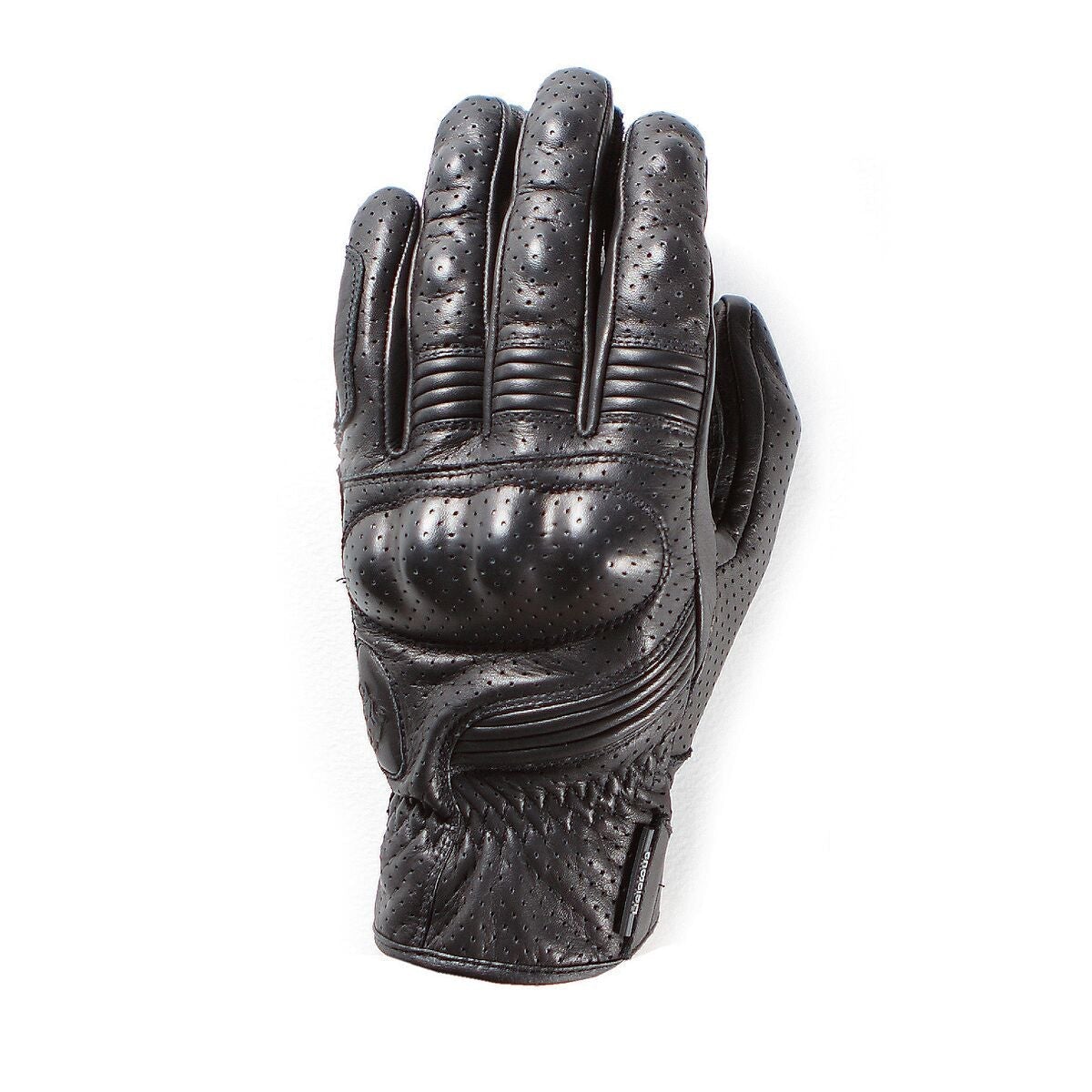 SPEED PRO AIR summer Soft black leather glove - LRL Motors