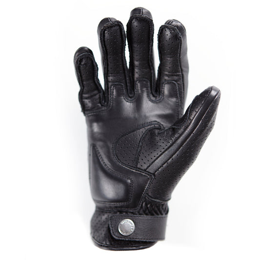 SPEED PRO AIR summer Soft black leather glove - LRL Motors