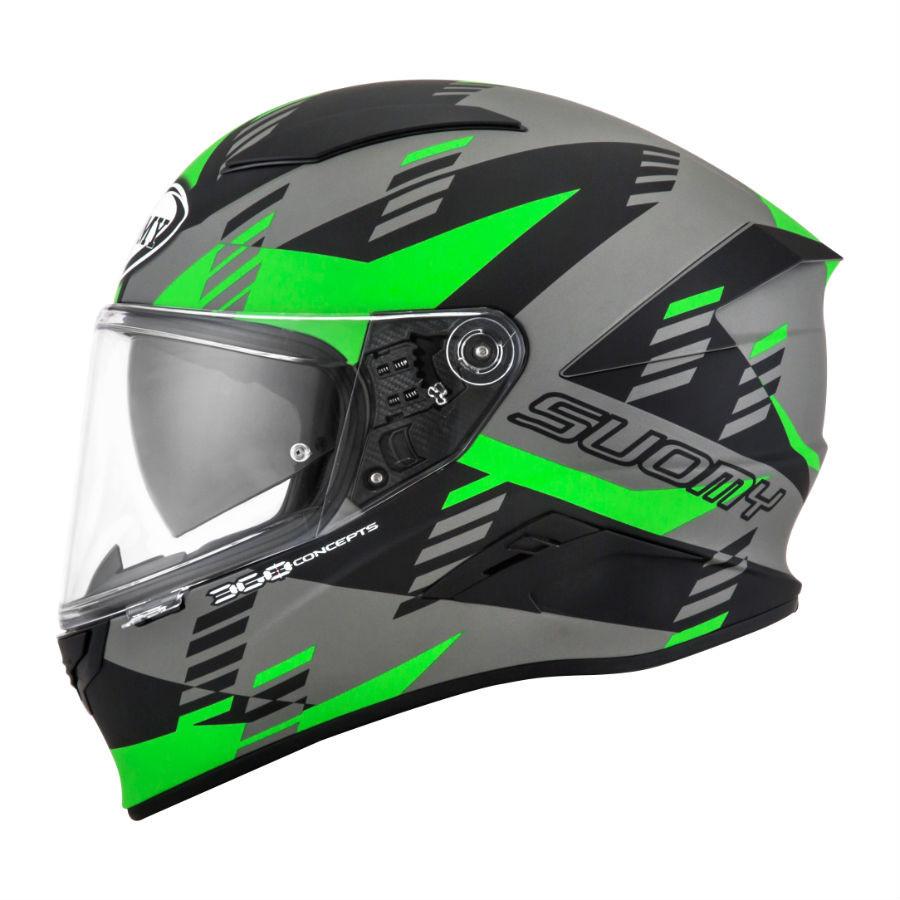 SUOMY SPEEDSTAR FLOW MATT GREEN/BLACK - LRL Motors