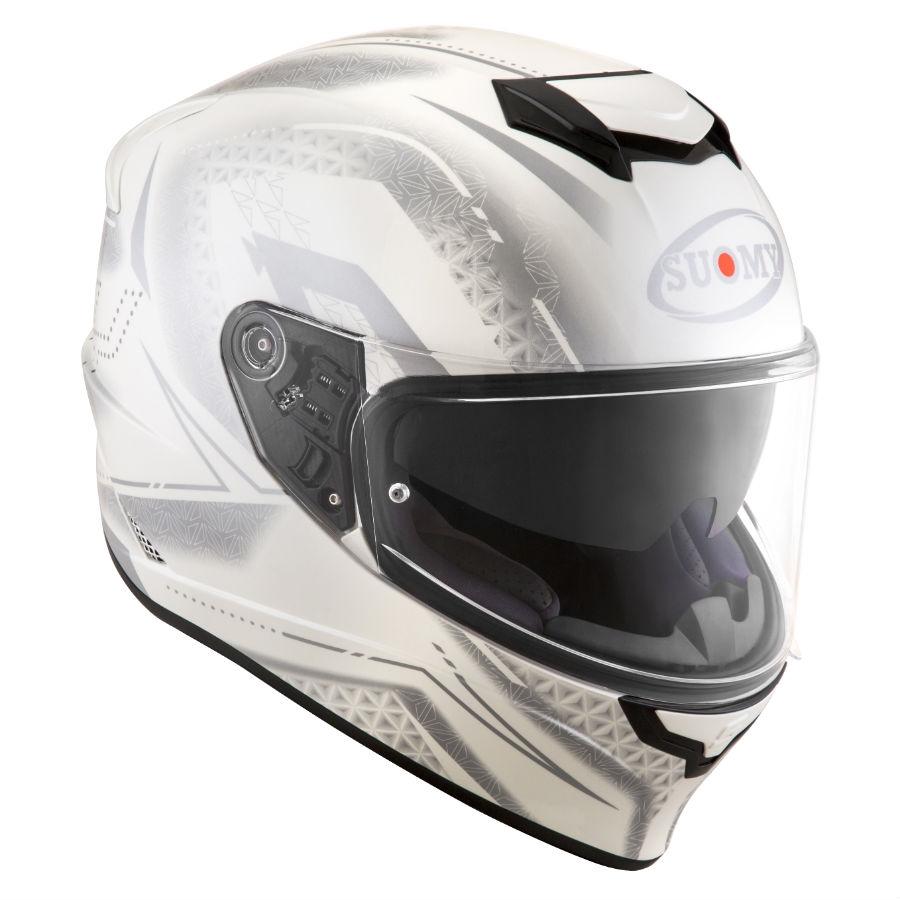 SUOMY STELLAR SHADE WHITE/GREY - LRL Motors