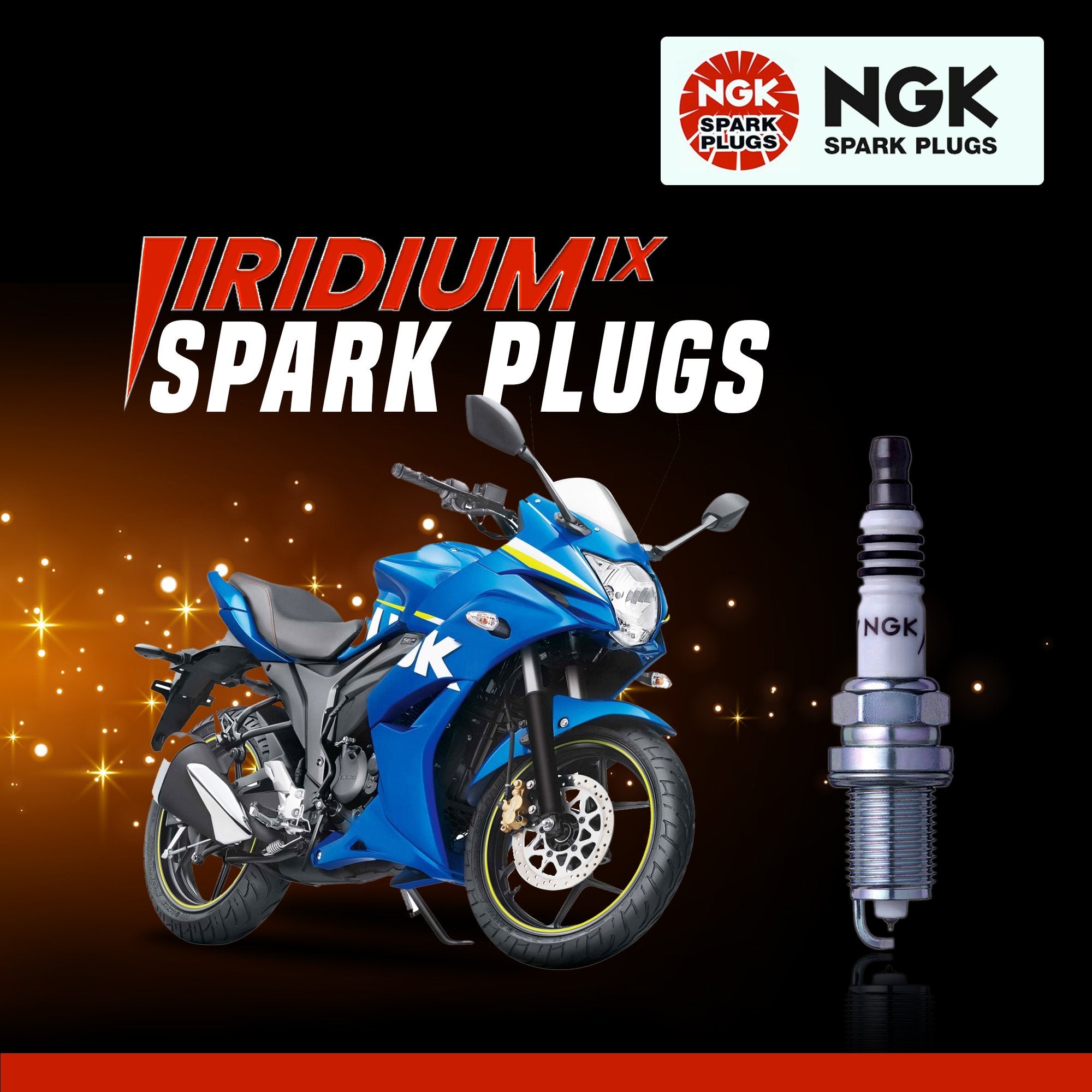 SUZUKI GIXXER NGK Iridum Spark Plug - LRL Motors