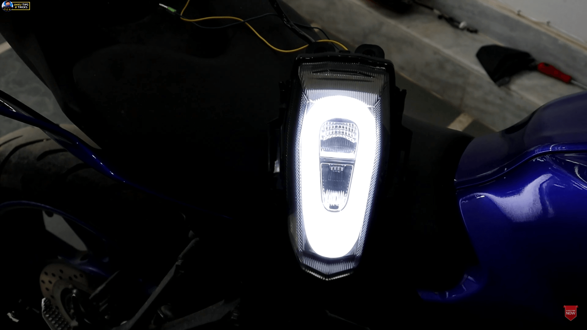 Tail Light Multi Function 2.0 Oval Shape Intregated || R15M ,V4, V3 || Complete Wire Connection - LRL Motors