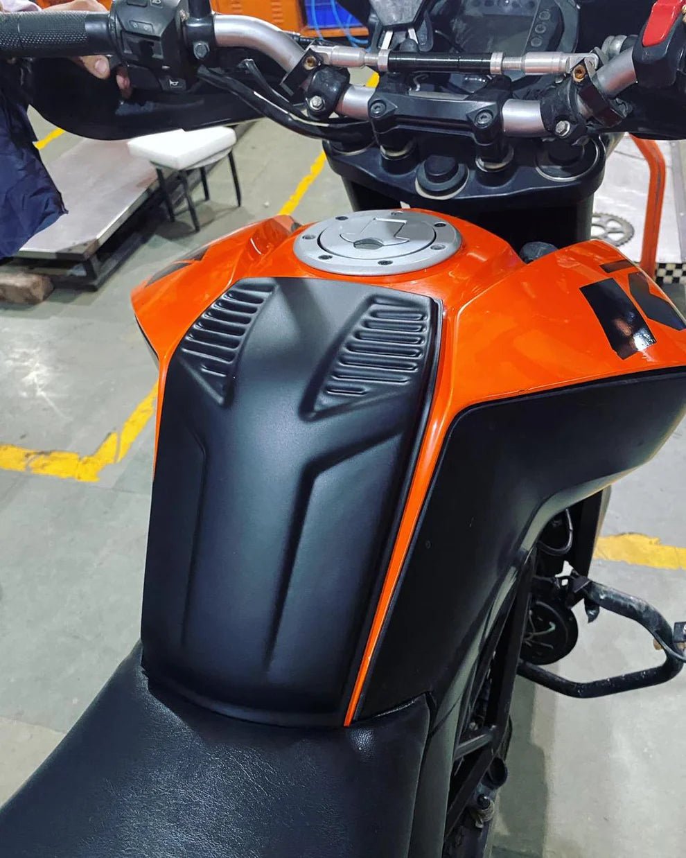 TankTie for KTM Old Duke by Saiga Parts - LRL Motors