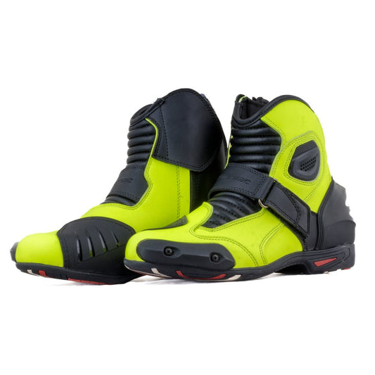 Tarmac Blade II Fluorescent Yellow Boot - LRL Motors