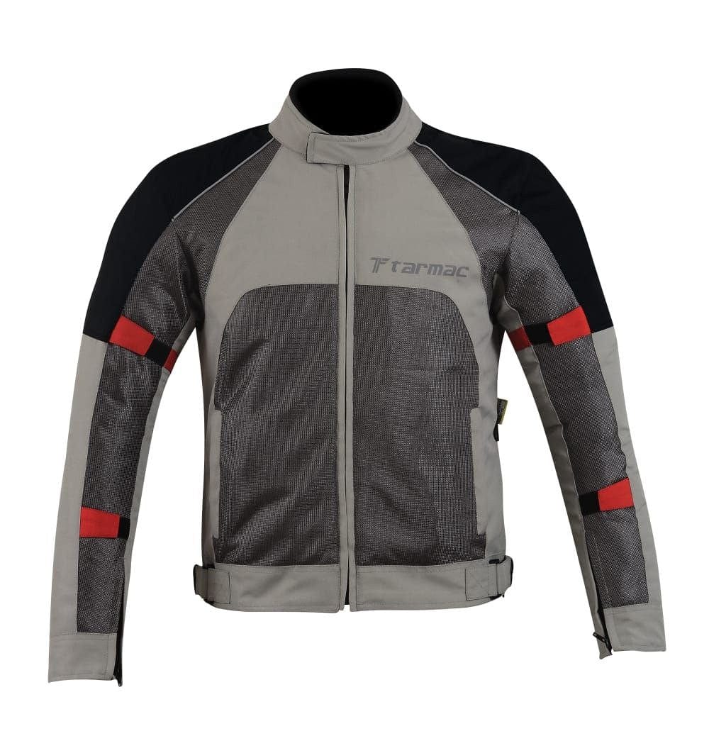 Tarmac Drifter II Grey/Black/Red Jacket Mens 2021 Level 2 - LRL Motors