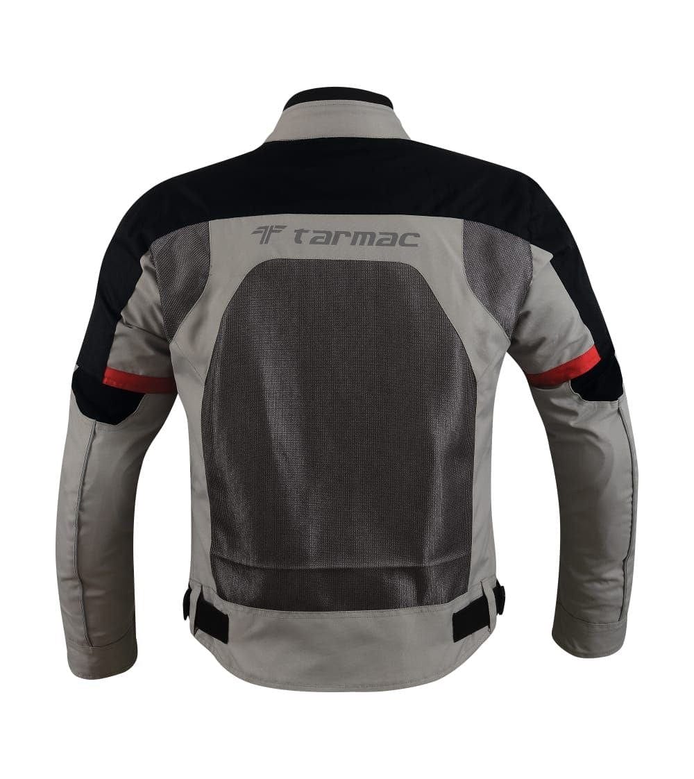 Tarmac Drifter II Grey/Black/Red Jacket Mens 2021 Level 2 - LRL Motors