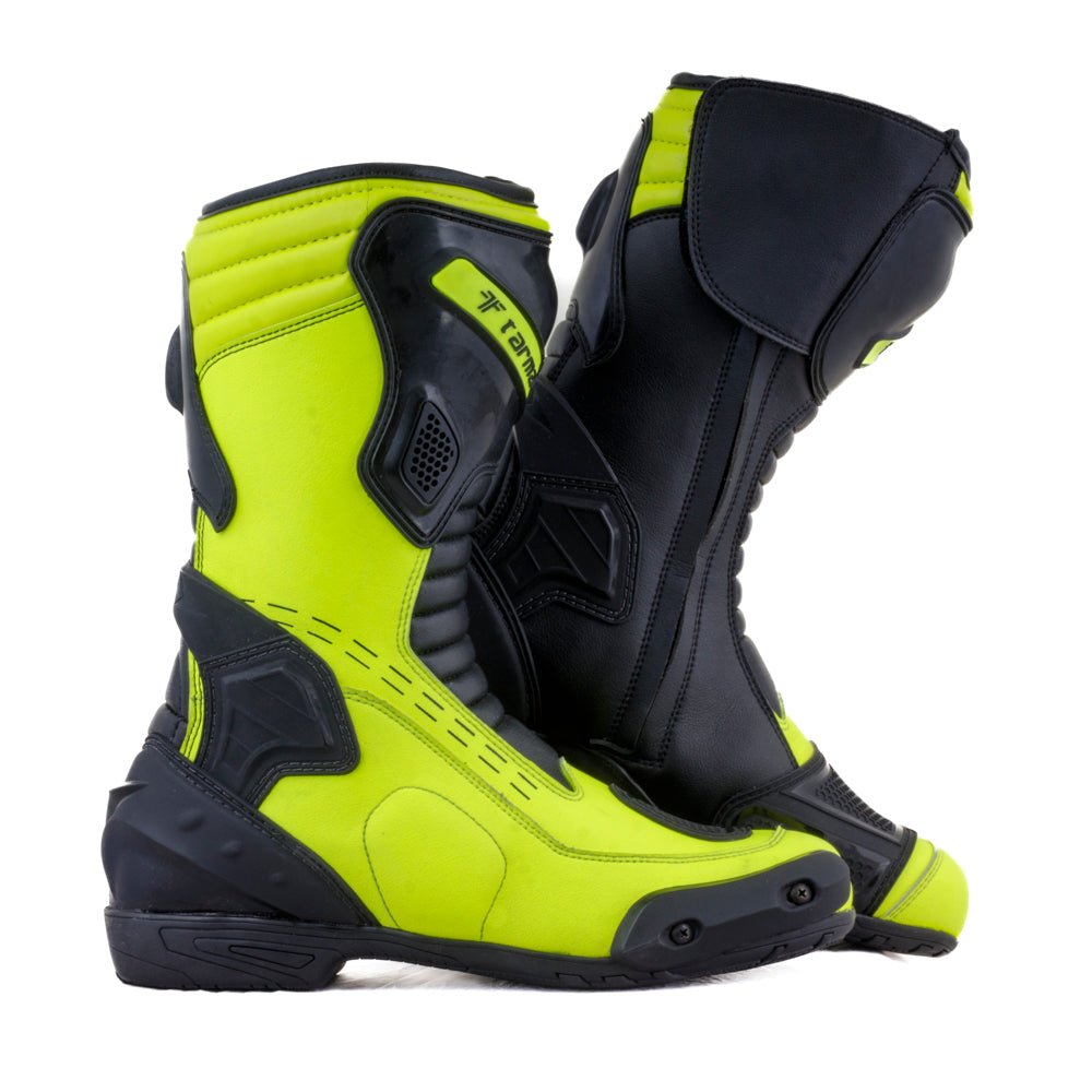 Tarmac Speed Fluorescent Yellow Boot – LRL Motors