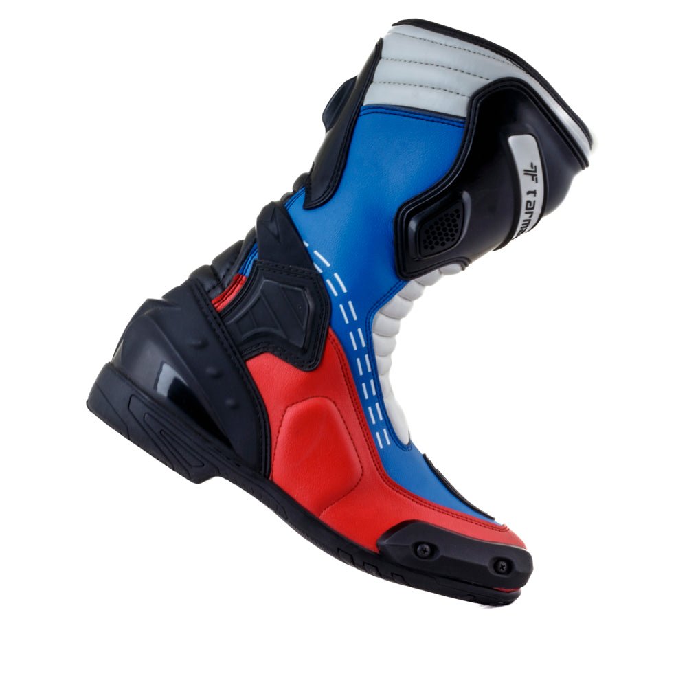 Tarmac Speed White Red Blue Boot - LRL Motors
