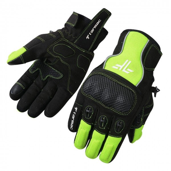 Tarmac Tex Black/Green Glove - LRL Motors
