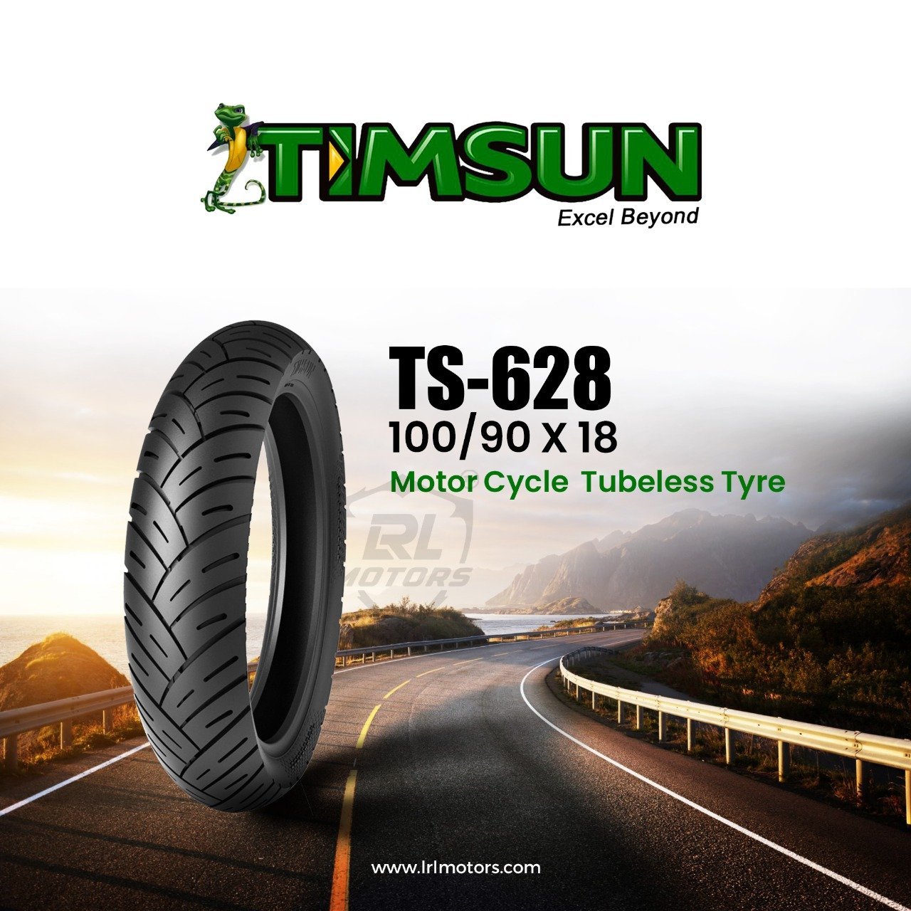 Timsun 100/90 X 18 - TS-628 - LRL Motors
