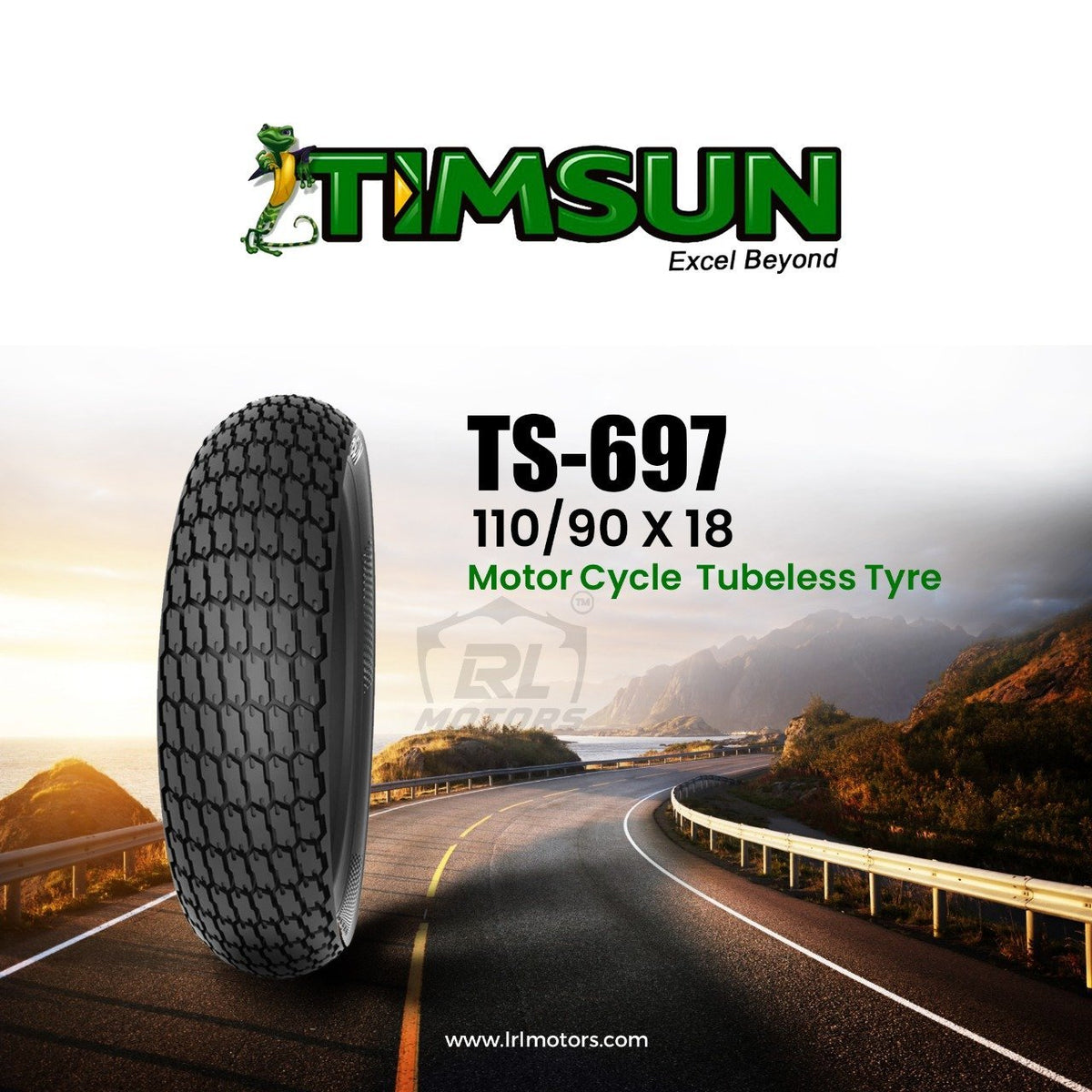 Timsun 110/90 X 18 - TS-697 - LRL Motors