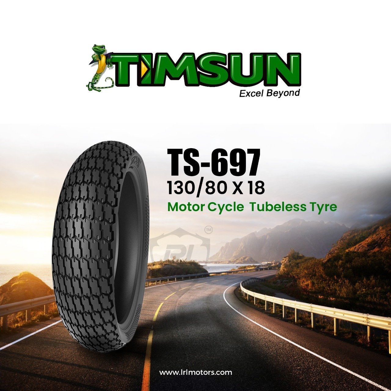 Timsun 130/80 X 18 - TS-697 - LRL Motors