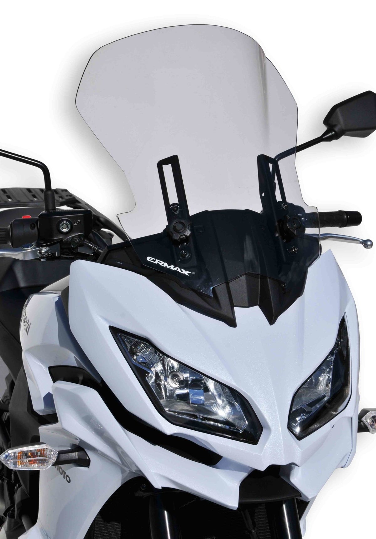touring screen (height 45 cm - thickness 3 medium model ) ermax for versys 1000 2019 -2020 clear -Ermax - LRL Motors