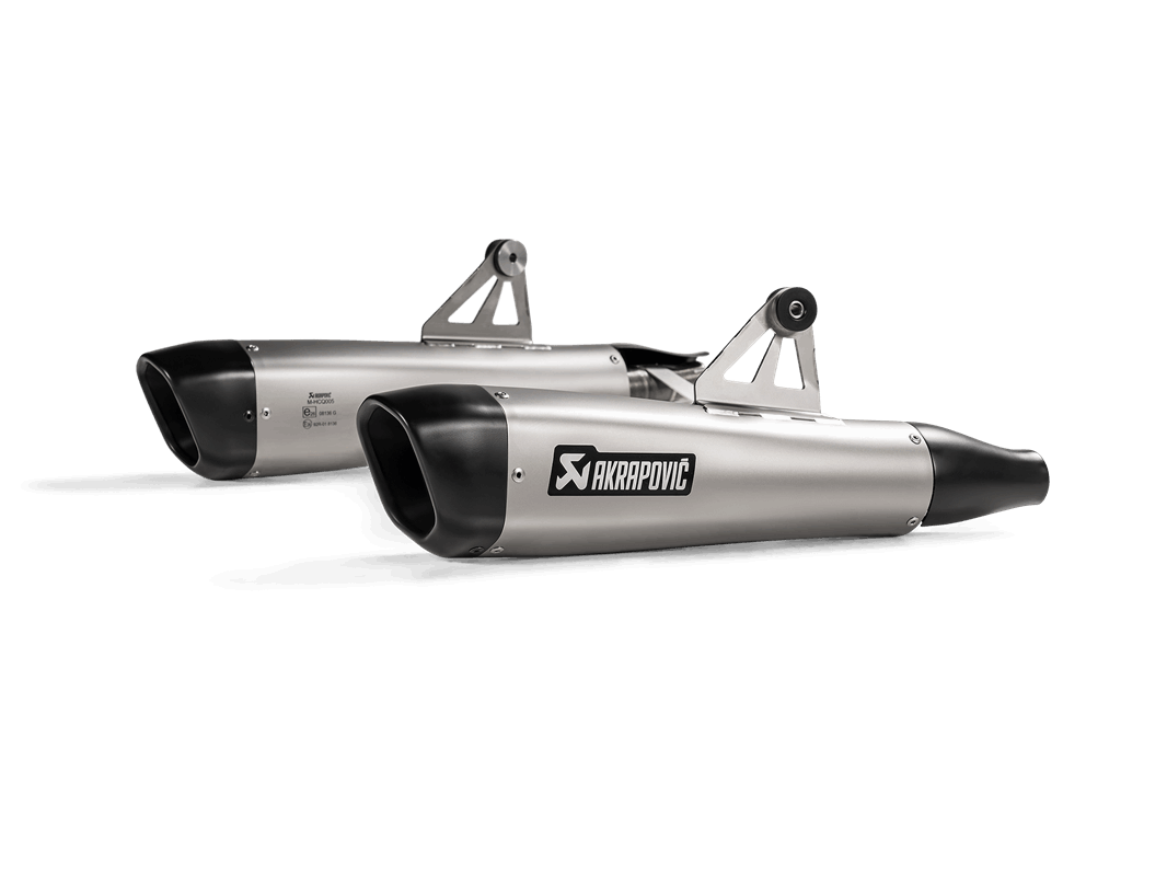 Triumph Bonneville T100 2017 -2020 Slip-On Line (Titanium) - LRL Motors