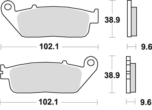 TRIUMPH SPEEDMASTER|800|2003 - 2004 >FRONT - BOTH - LRL Motors