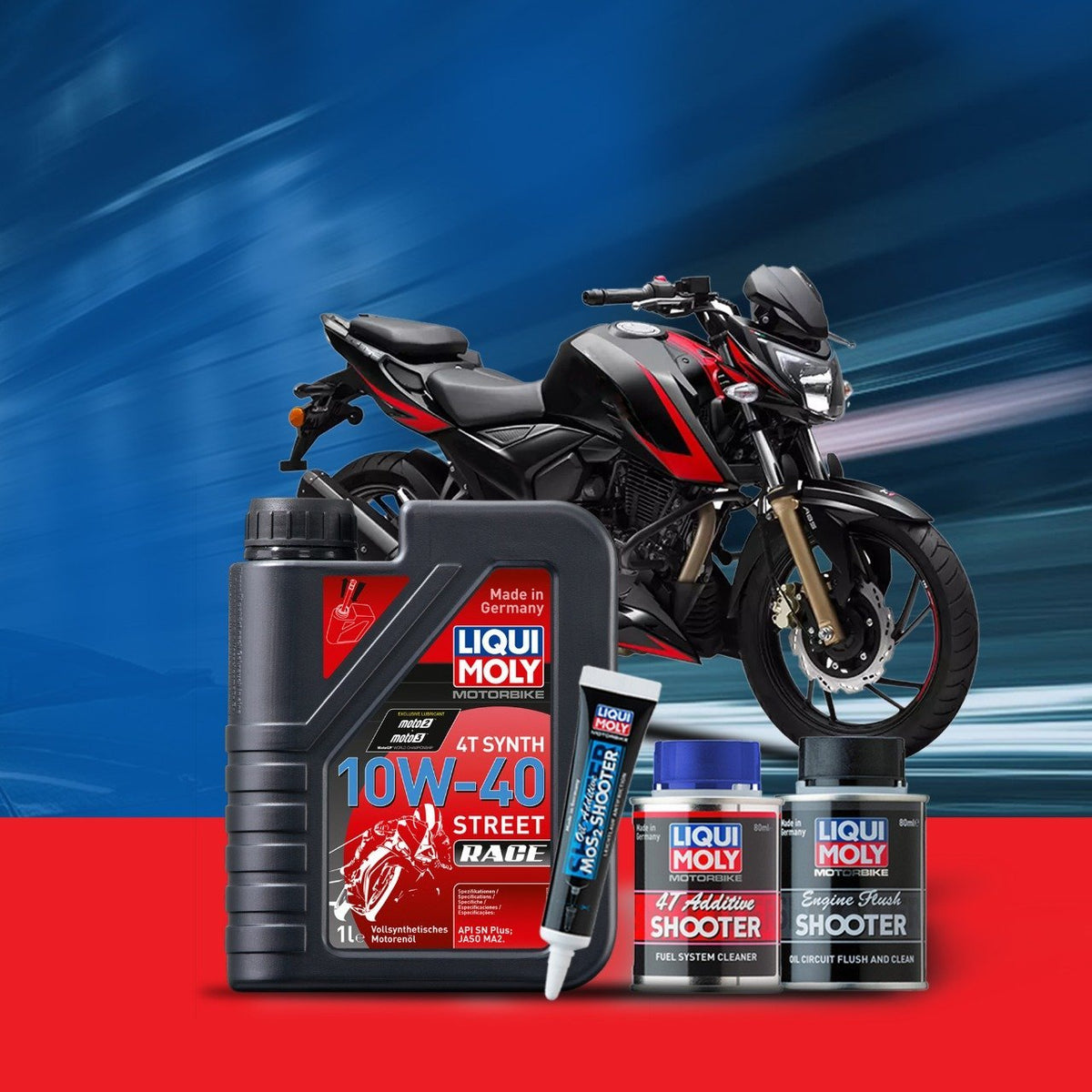 TVS Apache RTR 200 engine oil Performance - LRL Motors