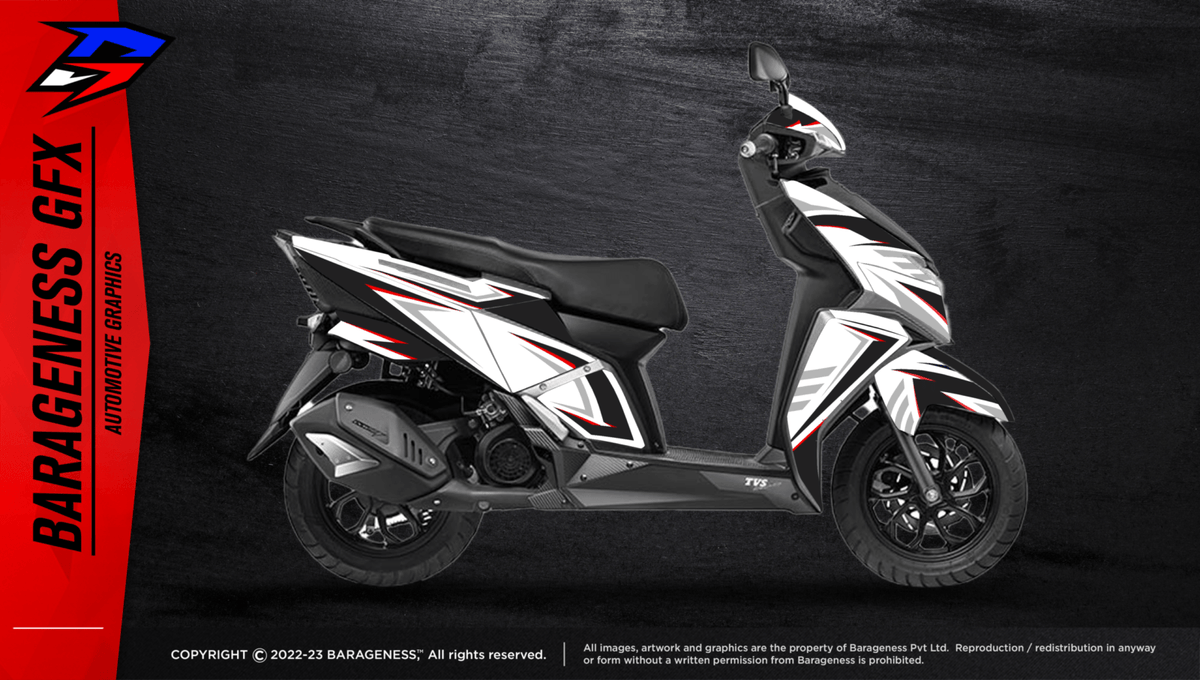 TVS Ntorq 125 Automotive Graphics - LRL Motors