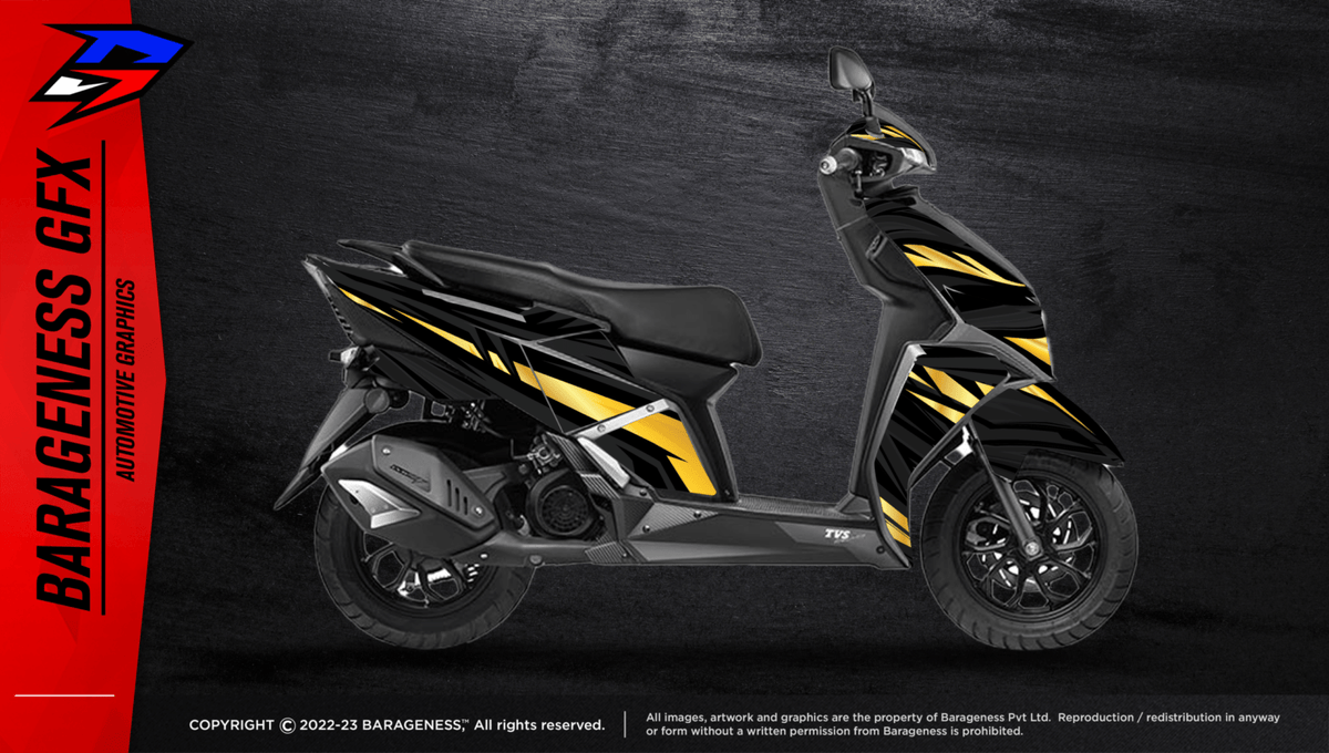 TVS Ntorq 125 Automotive Graphics - LRL Motors
