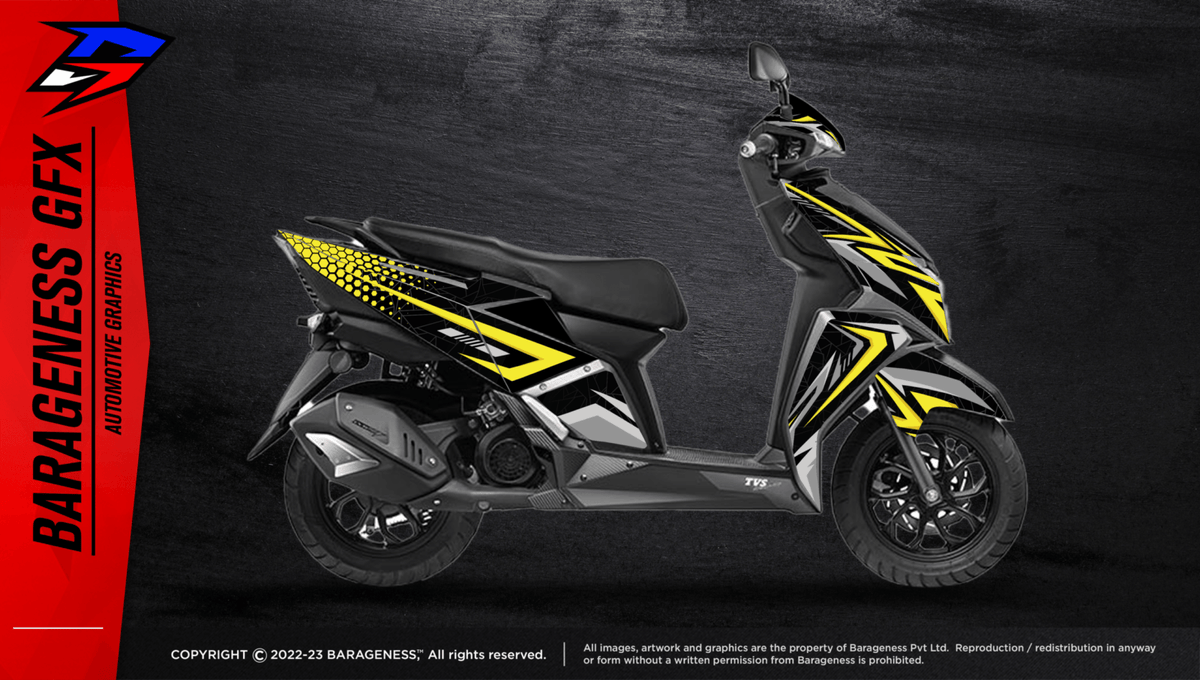 TVS Ntorq 125 Automotive Graphics - LRL Motors