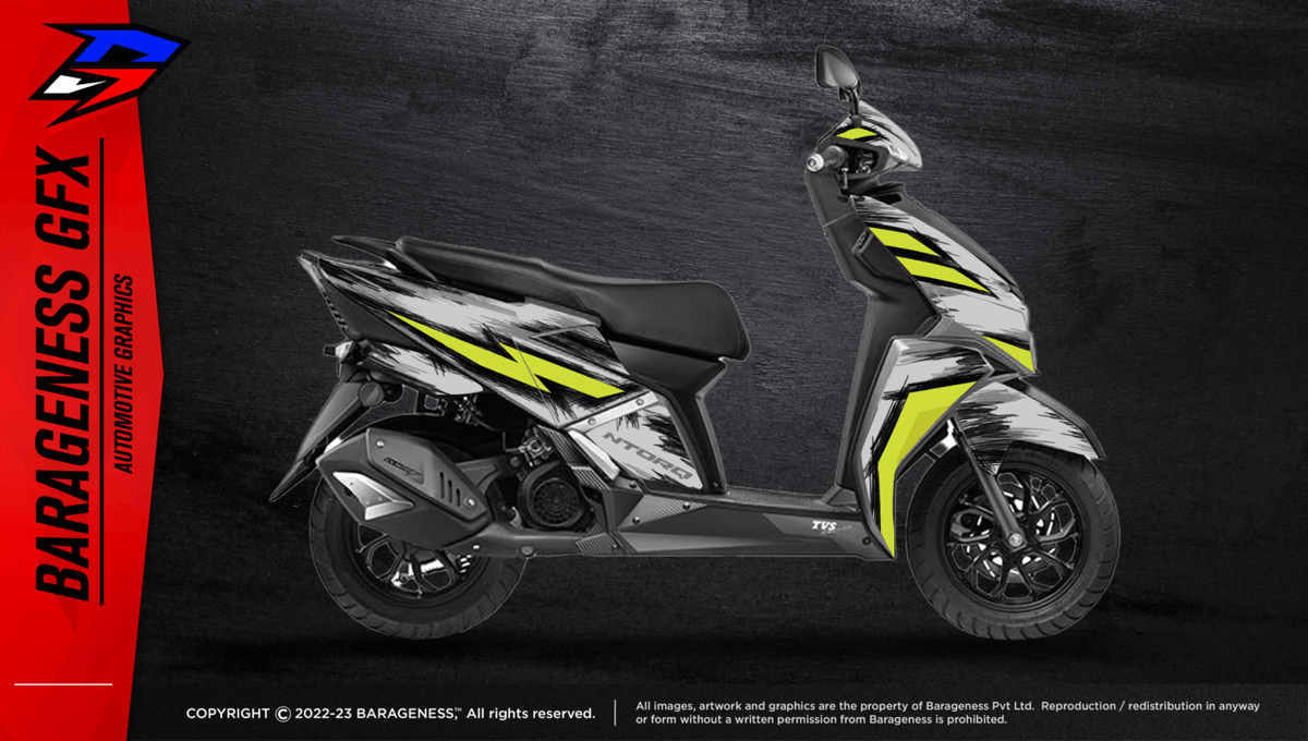 TVS Ntorq 125 Automotive Graphics - LRL Motors