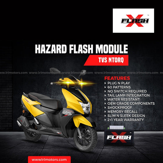 TVS NTORQ FlashX Hazard Flash Module, Blinker/Flasher - LRL Motors