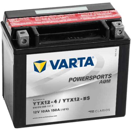 VARTA YTX12 - BS (10 Ah) BATTERY - LRL Motors