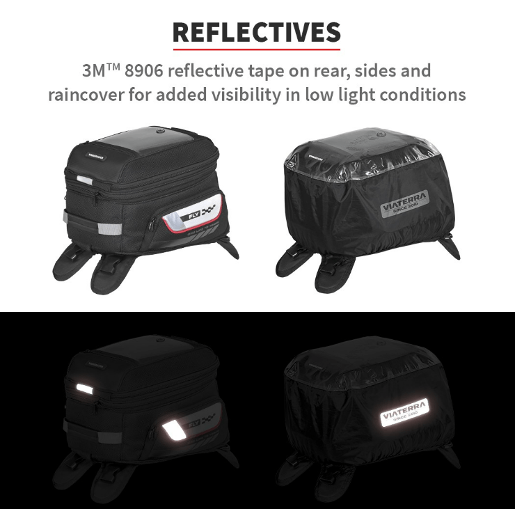 VIATERRA FLY NON-MAGNETIC TANK BAG - LRL Motors