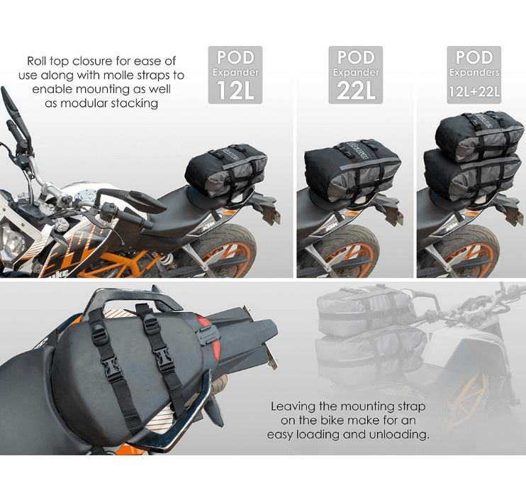 VIATERRA POD – MOTORCYCLE TAILBAG - LRL Motors