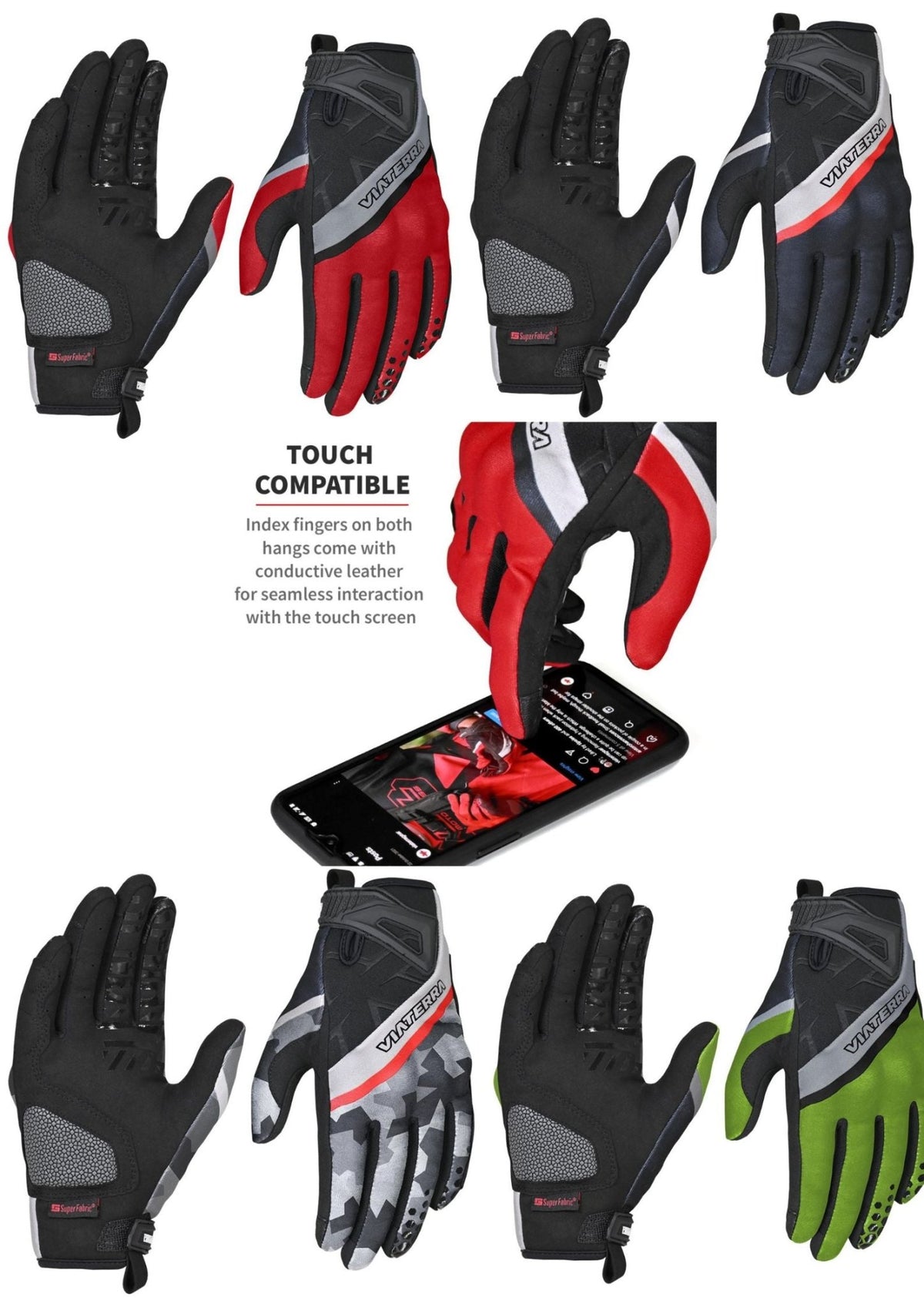 Viaterra - ROOST – OFFROAD MOTORCYCLE GLOVE - Flame Orange - LRL Motors