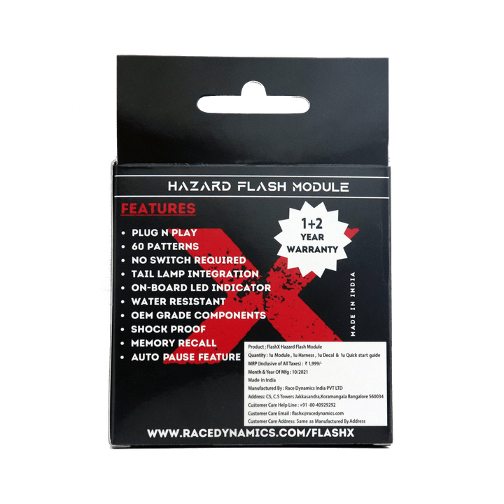 Flash X Hazard Flash Module Yamaha Aerox 155 – LRL Motors