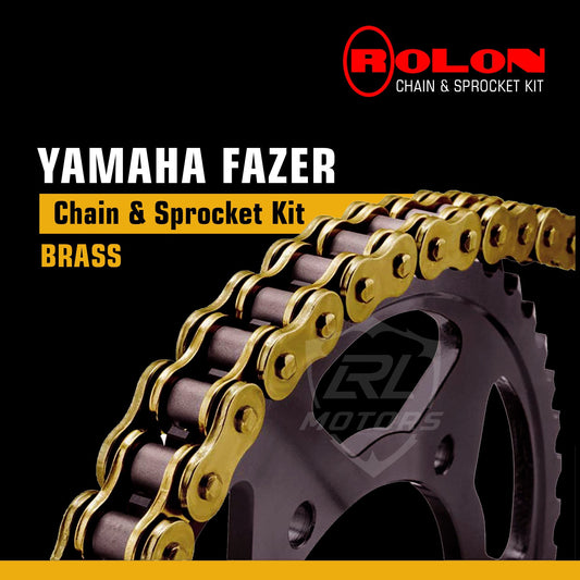 Yamaha Fazer Rolon Brass chain & Sprocket Kit - LRL Motors