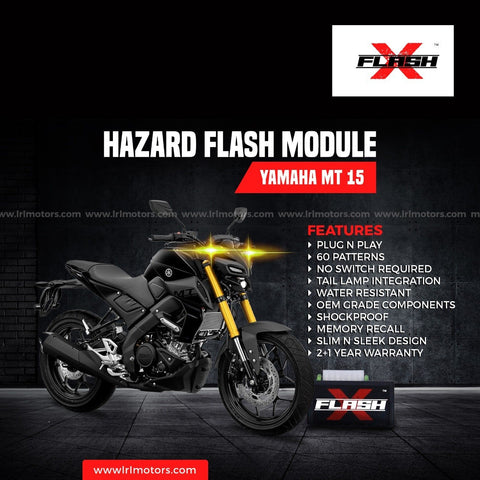 YAMAHA MT 15 FlashX Hazard Flash Module, Blinker/Flasher - LRL Motors