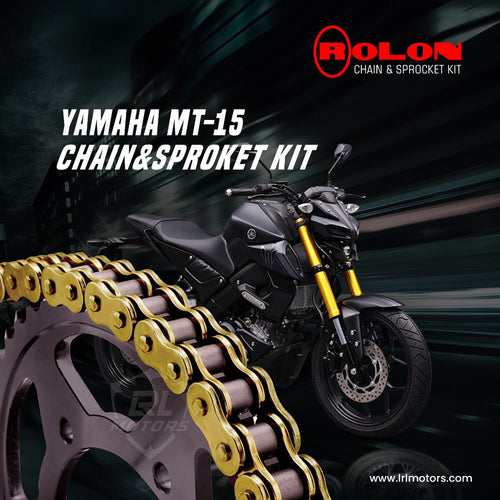 Yamaha MT15 Rolon Brass chain & Sprocket Kit - LRL Motors