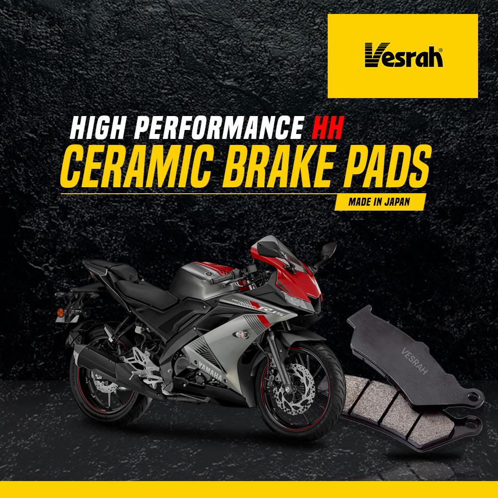 Yamaha R15 v1 rear brake pad (Ceramic) - LRL Motors