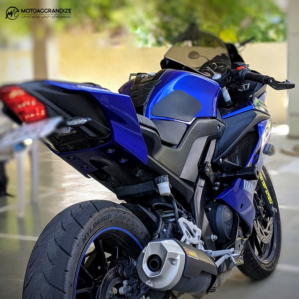 Yamaha R15 V2 | R15 V3 | R15S | MT-15 Motoaggrandize Frame Slider Crash Protector - LRL Motors