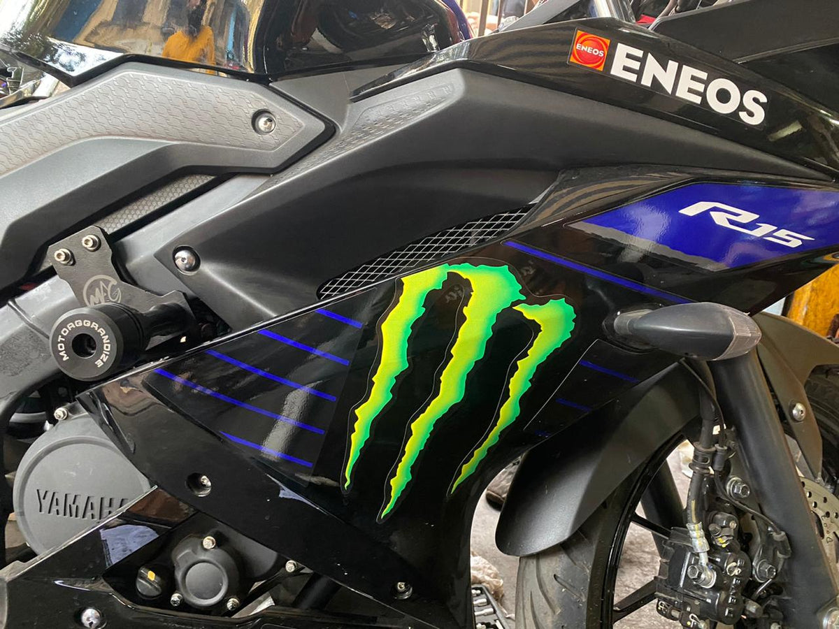 Yamaha R15 V2 | R15 V3 | R15S | MT-15 Motoaggrandize Frame Slider Crash Protector - LRL Motors