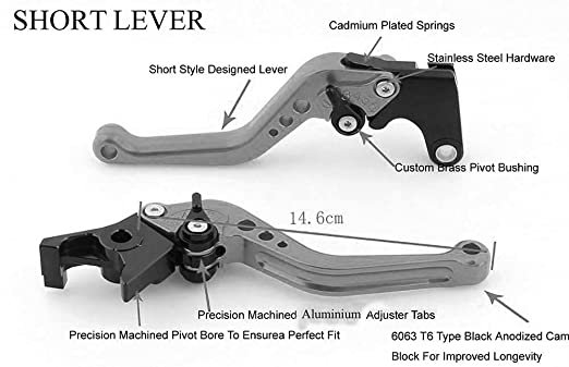Yamaha R15 V3 ABS Only Short Adjustable Brake Clutch Lever - LRL Motors