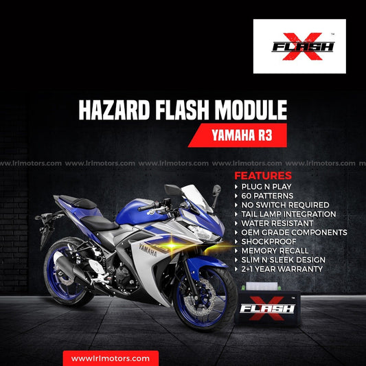 YAMAHA R3 FlashX Hazard Flash Module, Blinker/Flasher - LRL Motors