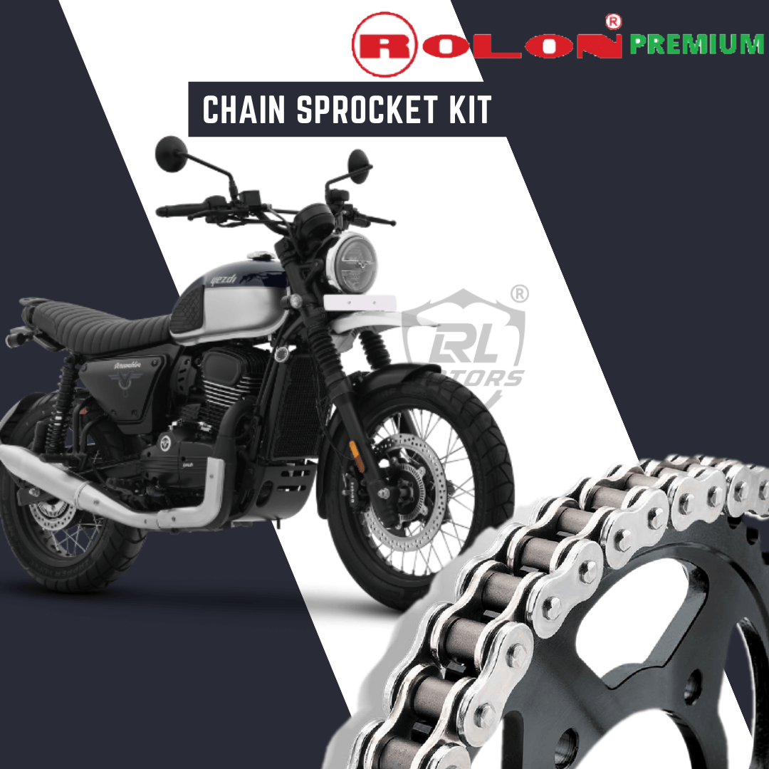 YEZDI Scrambler Rolon Chain Sprocket Kit Normal - LRL Motors