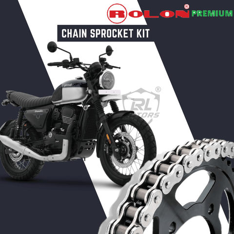 YEZDI Scrambler Rolon Chain Sprocket Kit Normal – LRL Motors