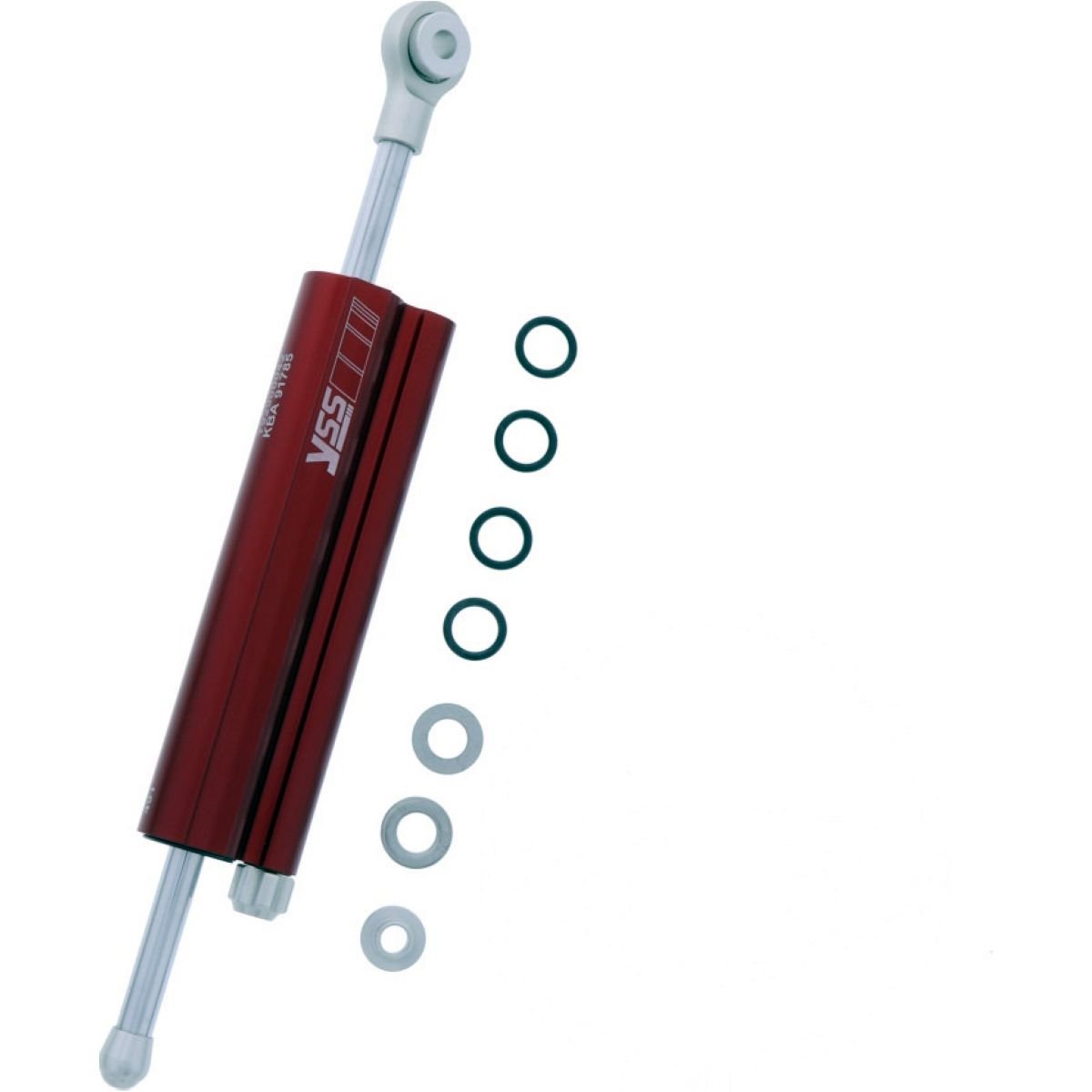 YSS STEERING DAMPER STROKE-120 RED - LRL Motors