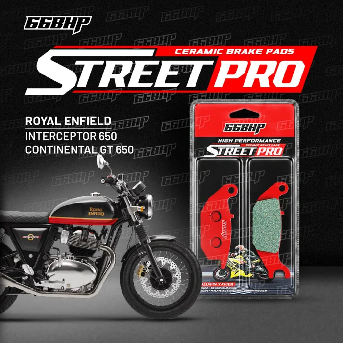 Street Pro 66BHP ceramic brake pads