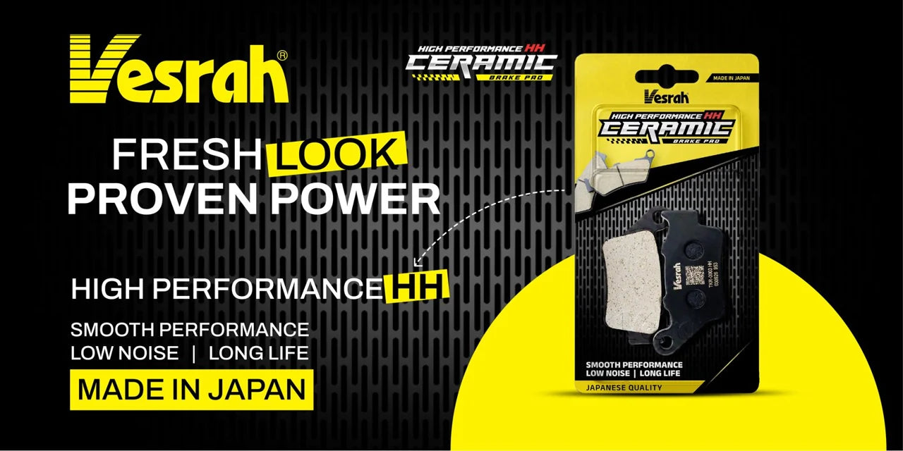 Vesrah SD ceramic brake pads in current India-market packaging